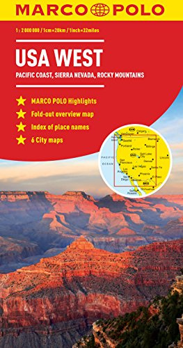 USA West Marco Polo Map [Idioma Inglés]