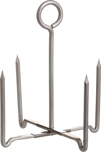 KitchenCraft Baked Potato Stand, Aluminium, 12 x 14.5 cm, Silver