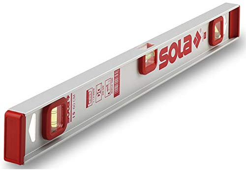 Sola 1255301 Alu-I-Wasserwaage I 5 100 cm in grau/rot