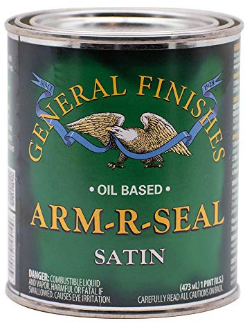 General Finishes Arm-R-Seal Oil Based Topcoat, 1 Pint, Satin