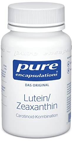 Pure Encapsulations - Lutein/Zeaxanthin - Hochwertige Carotinoide, natürlicherweise in der Netzhaut des menschlichen Auges enthalten - 60 Kapseln
