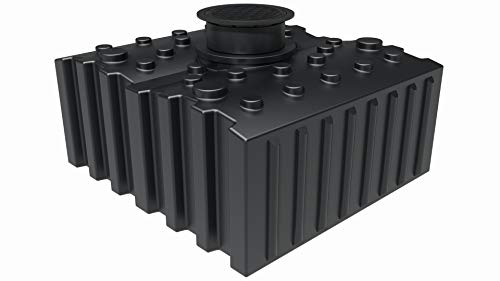 GreenLife Regenwasser-Flachtank 5.000 l m. Ausgleichsdom u. begehbarer Abdeckung Erdtank Wasserspeicher