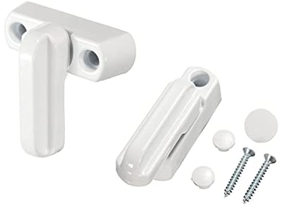 Teegxddy 2 PCS blocca finestre blocca finestra aperta ferma finestra chiusura finestra blocca porte e finestre tapparelle alluminio maniglia porta finestra serratura blocca persiane