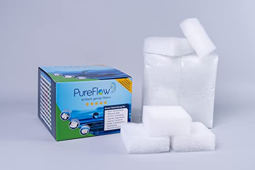 PureFlow® Filtre 3D pour piscine – 500 g remplace jusqu'à 60 kg de verre/sable – Convient pour toutes les chaudières filtrantes à sable et en verre