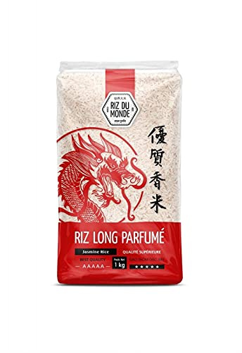 DRAGON - Riz Du Monde Riz Long Parfumé 1Kg - Lot De 4 - Vendu Par Lot