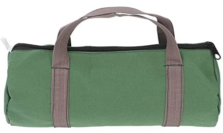 Werkzeugtasche aus Segeltuch mit Breiter Öffnung, Multifunktional, Tragbar, Große Kapazität, Wasserdicht, Strapazierfähig, Handtasche für Schraubenschlüssel, Schraubendreher, (Groß)
