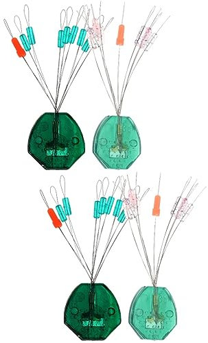 Toddmomy 40pcs Fishing Bobber Stops Set Fishing Beads for Line Stopping Small for Freshwater Use for Trout Crappie and Bass
