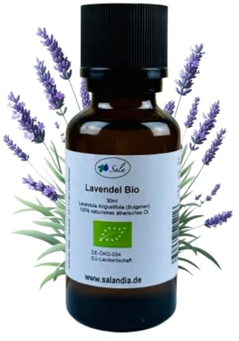 Sala Lavendelöl Aroma ätherisches Lavendel Öl BIO - zum Verzehr - 100% naturrein 30 ml