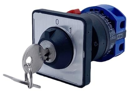 Clé de verrouillage LW26-25YS3/1S, taille de montage 22mm, coupure de courant, sécurité, changement universel, interrupteur à came rotatif, 1 pièce