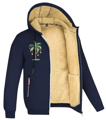 SRZYMJ Winterjacke Herren Lang Dicker Übergangsmantel Wintermantel Parka Übergangsjacke Herbst Freizeitjacke Leicht Outdoorjacke Funktionsjacke Softshelljacke Sweatjacke Steppjacke Wollmantel
