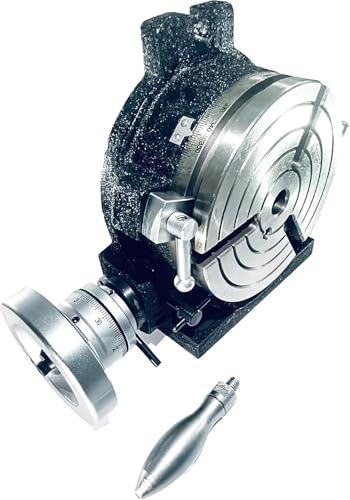 HV6 3 Slots / 6 inches (150mm) Rotary Table with Steel Dividing Plates Set with Operation Manual Precision Quality Engineering Accessories Rotary Table Milling Vice Vise Machine Tools
