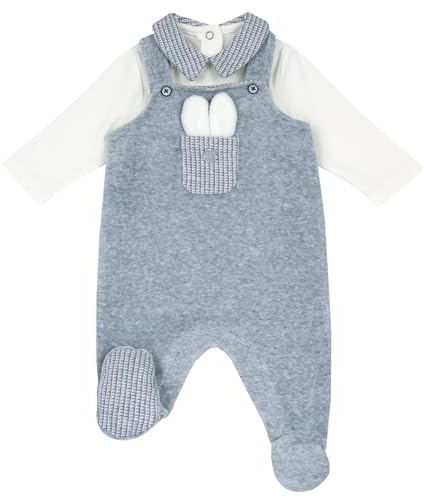 Chicco, Completo Maglietta e Salopette, Abbigliamento Bambino e Bambina 0-24 Mesi, Designed in Italy
