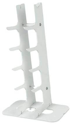 Colcolo Présentoir à couteaux, support de poignard, étagère de bureau, rangement de couteaux, présentoir de couteaux de comptoir, support de couteaux pour, Blanc