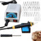 Huzoomtoyz Brandmalstation,Brandmalerei Set Bastelset Lötstation Lötkolben Set einstellbare Temperatur 200℃ - 800 ℃ Brennkolben 25W mit 30tlg Lötspitzen, Holzbrennstation, Brandmalkolben für Holz, Le