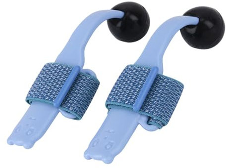 Oshhni 2X Kid Piano Finger Train Kinder Finger Kraft Trainieren Hand Position Fixer Hand, Blau