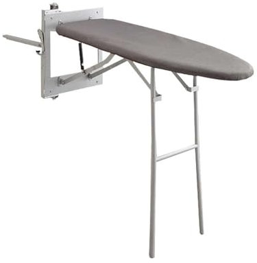 BZJPRFC Planche À Repasser Murale, Planche À Repasser Rotative À 180 °, avec Housse Amovible Résistante À La Chaleur, for Repasser Les Vêtements Et Les Chemises, Charge 30 Kg