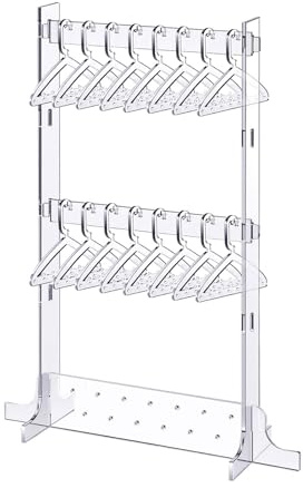 YPREWY Ohrring-Halter, Kleiderbügel, einzigartiger Ohrring-Schrank, Acryl, Ohrring-Präsentationsständer