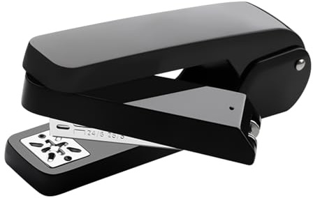 Paper Stapler – Portable Swivel Stapler with 360° Rotation for Booklet Binding | Wide Applications Heavy Duty for Up to 50 Pages | Compact Office, School & Home Desk Stapling Tool