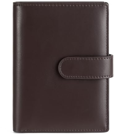 SENDEFN Portefeuille Homme en Cuir Vegan, Porte Monnaie Grand capacité, Porte-Feuille Homme Blocage RFID avec 13 Fentes pour Cartes, 1 Compartiment à Billets & 1 Poche à Monnaie
