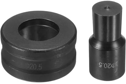 QUARKZMAN Idraulica per Perforazione Matrice per Fori Rotondi 20.5mm Punzoni Idraulici in Acciaio 40Cr, kit per Punzone per Metallo Elettrica CH70 Pressa Idraulica, Nero