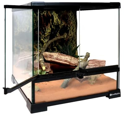 Swell Reptiles Glass Terrarium 30×30×32 cm – Compact Enclosure for Hatchlings & Small Species of Inverts and Reptiles