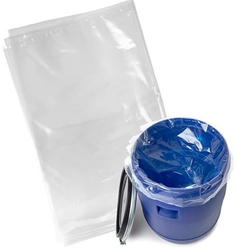 Garronda 80 L 10 Stück Einlegebeutel Fassbeutel Gärfass Zubehör GD-0180 | Lebensmittelecht, transparent, 80 Micron, aus PE, für Eimer und Behälter, zum Einlegen, Fermentieren, Marinieren und Lagern