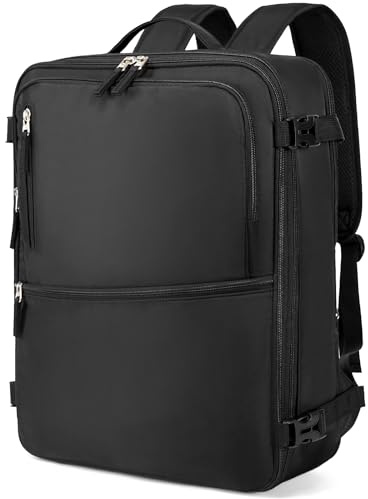 Vorspack Ryanair Handgepäck 45x36x20, Groß 30L Erweiterbar Reiserucksack | Leicht Handgepäck Rucksack mit 15,6 Zoll Laptopfach, für Reisen Arbeit Business