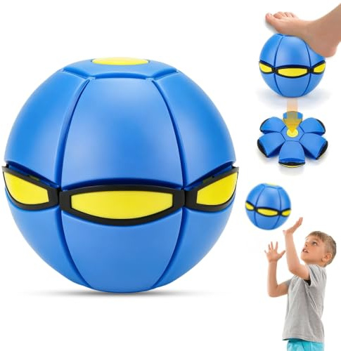 Encuryna 2026 Hüpfball für Kinder Neuer Metaball Bouncing Ball Magischer Hüpfball Kinder Magischer Fliegender Ball für Kinder, Dual-Form frei umschaltbar mit 6 Lichtern