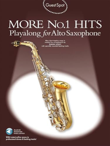 Guest Spot: More No.1 Hits Playalong For Alto Saxophone (Book, CD): Noten, CD für Alt-Saxophon