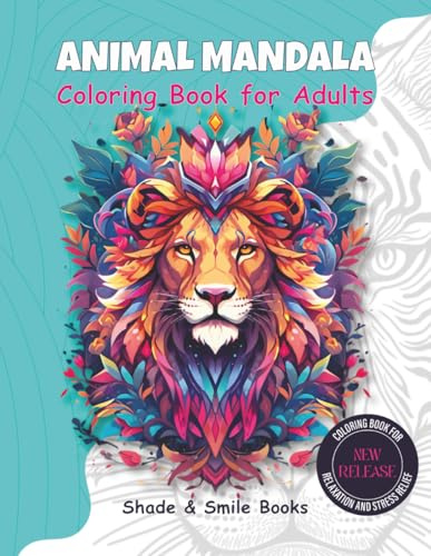 Animal Mandala Coloring Book for Adults