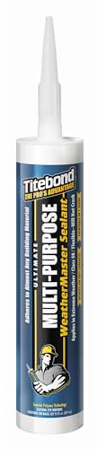 Titebond WeatherMaster Ultimate MP All-Weather Hybrid Sealant 71201-9.5 Oz. Cartridge - White