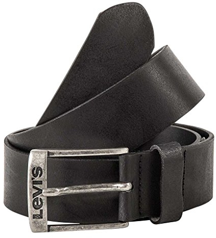 Levi's New Duncan, Cinturón Unisex adulto, Negro (Regular Black), 90