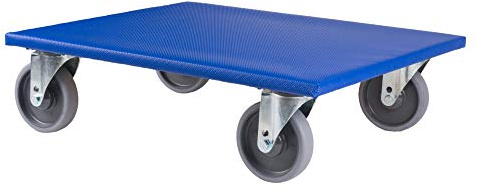 BB-Verpackungen 1x Profi-Möbelroller Big 300kg 800 x 500 x 165 mm (1 Stück) | extrem stabil, wendiges Rollbrett, Antirutschbelag Transportroller und spurloses Rollverhalten