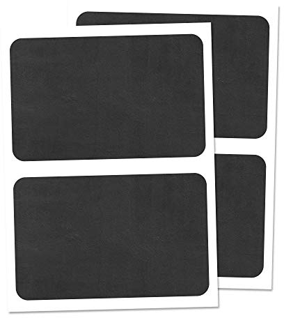 50 Stück - Tafelaufkleber zum Beschriften Groß, Tafeletiketten Tafelfolie Etiketten Selbstklebend Wasserdicht - 150 x 100 mm