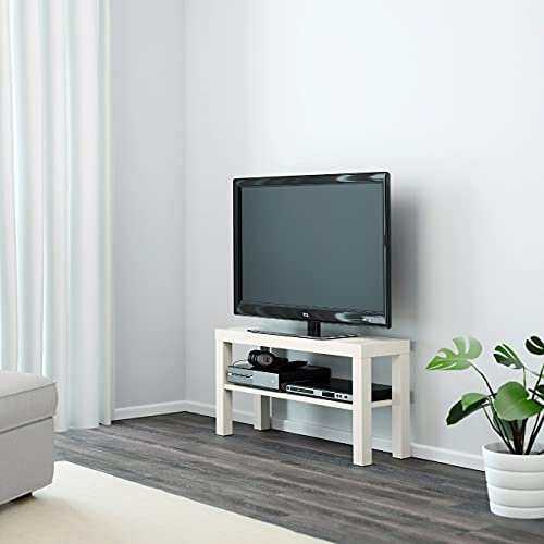 UK1ONE LACK TV bench, 90x26x45 cm, easy to match with other furnishings, white