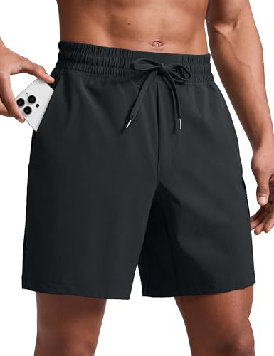 CRZ YOGA Linerless Workout Shorts 7'' Black Medium