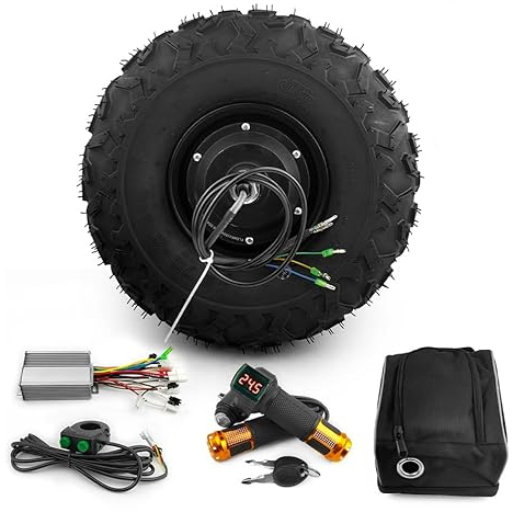 48V 36V 350W a 14,5 pollici senza spazzola del motore DC della ruota elettrica alimentata a benzina della ruota elettrica della carriola (48V 350W)