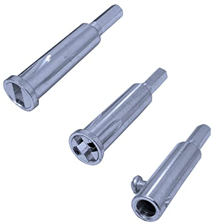 3-Way / 5-Way Steel Wire Stripping Twisting Tool Power Drill Twist Wire Kit with Extension Adapter Set 6mm 3PCS