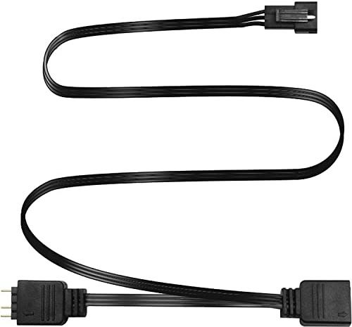LUORNG Adapter Cable for 5V 3-pin Aura 20Inch MSI Mystic Light Gigabyte RGB Fusion Connect to Any 3-Pin SM Connector (+5V,Data,GND) ARGB Lightings for LED Strips, Splitter Cable