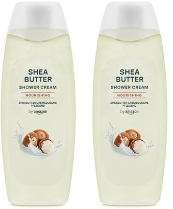 by Amazon Shea Butter Shower Gel, 2 x 500ml