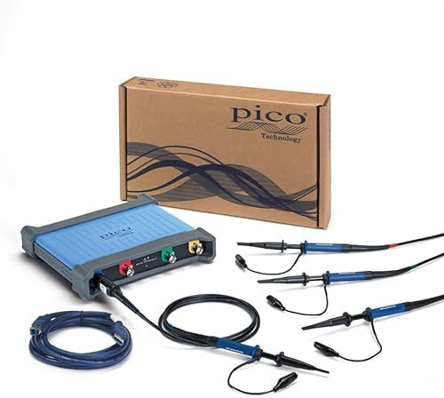 Pico Technology PicoScope Oscilloscope 4 channel High-resolution deep-memory 4424A 20 MHz USB PC Lab Kit with probes, PS7 Software