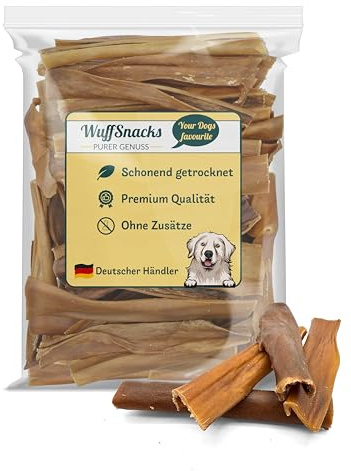 Pferdekopfhaut für Hunde I 2,5 kg I getrocknete Pferdehaut I Pferdefleisch für Hunde I Hundeleckerli Pferd fettarm I Leckerlies für Allergiker von Wuffsnacks