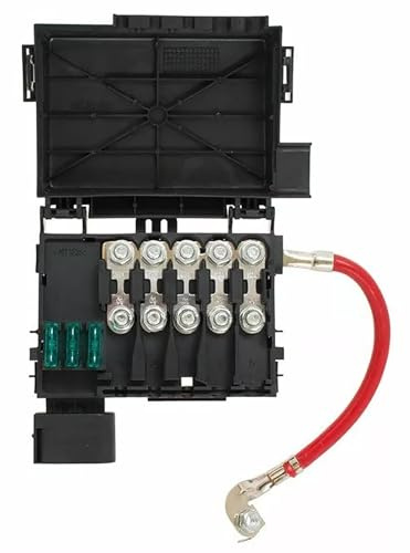 Bohaner Sicherungskasten Batterieklemme Batterie-Sicherungskasten Batterie Sicherung Box für VW Sharan 7M Seat Alhambra Ford Galaxy 7M3937548 MK4 1J0937550A 1J0937550B 1999-2004
