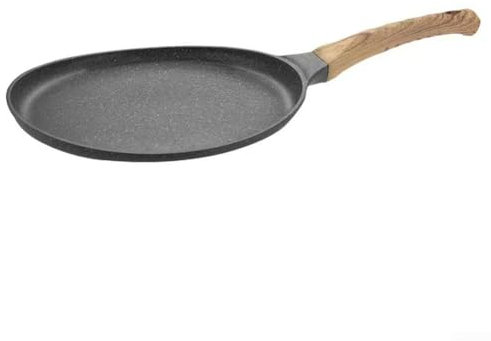 Sartén recubierta de piedra, sartén para carne, sartén para tortillas caseras, sartén antiadherente (20 cm)