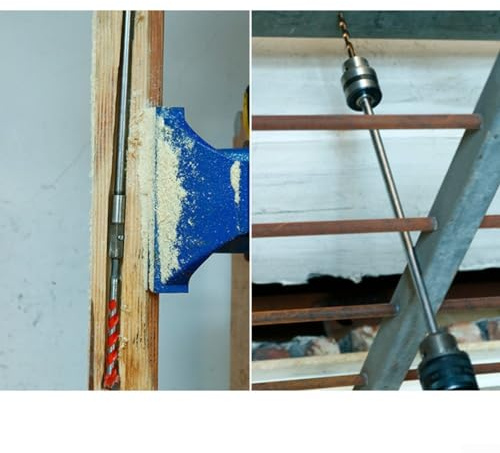 Precision M10 Chuck Deep Hole Drilling Extension Connect Rod Hex Extention Holder 300 600mm (300mm)
