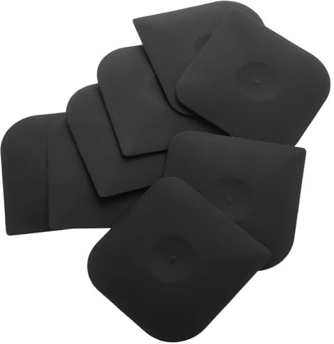 PRETYZOOM 8 Pezzi Lama di Pulizia Raschietto per La Pulizia Raschietto per Grasso Strumento Raschietto per Pentole Raschietto per Ciotola Strumento Raschietto per Piatti Nylon Black