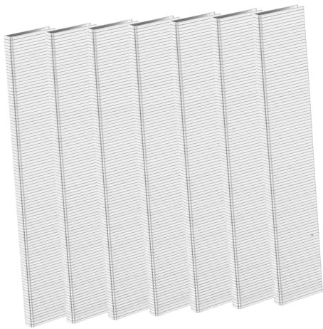 Grapas Metálicas para Grapadora en Forma, Plata, Galvanizadas