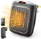 Fan Heaters for Home, 1200W Plug in Heater 2 Mode PTC Ceramic Heaters 1-12H Timer Overheating Protection w/Remote Control Electric Heater Energy Efficient BS Plug Quiet for Bedroom Office Kitchen