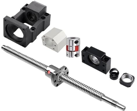 Vite a ricircolo di sfere CNC a movimento lineare Vite a sfere SFU2005 200mm-1000mm BF15+C7 HM15-60+Giunto DSG20H(850mm)