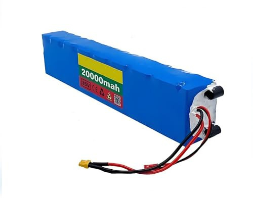 BDBLFLTZ Batería de Litio para Bicicleta eléctrica de 36 V y 20 Ah, 10S3P, con Cargador, para Patinete eléctrico motorizado de 500 W. XT60 Plug
